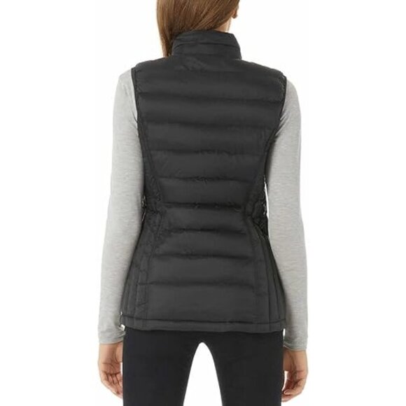 32 Degrees Heat Womens Lightweight Warmth Packable Vest Size Small, Black - Picture 2 of 13